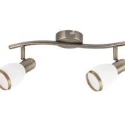 DVOJNA SVETILKA ELITE E14 2X40W V DVEH BARVAH