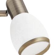 DVOJNA SVETILKA ELITE E14 2X40W V DVEH BARVAH