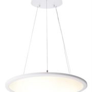 VISEČI ZATEMNILNI LED PANEL TRANSPARENT fi 580 mm 50W 3000K ALI 4000K V TREH BARVAH