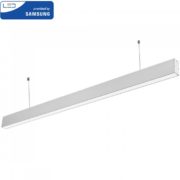VISEČA LED SVETILKA 1200 mm 40W 3000K DO 6000K SAMSUNG DIODE BELA ALI ČRNA