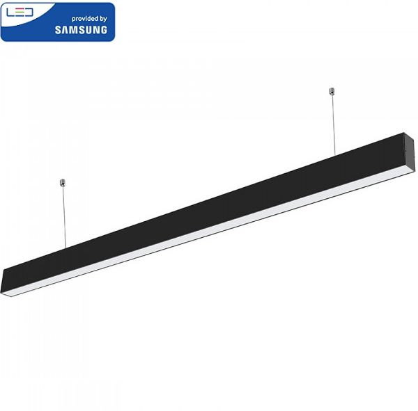 VISEČA LED SVETILKA 1200 mm 40W 3000K DO 6000K SAMSUNG DIODE BELA ALI ČRNA