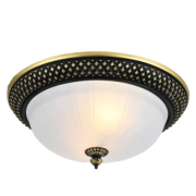 PLAFONJERA PETRA fi 320 mm 2XE27 V DVEH BARVAH