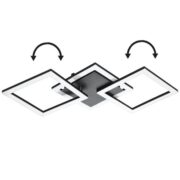 ZATEMNILNA STROPNA LED SVETILKA  PARANDAY-Z fi NASTAVLJIVA SVETLOBA OD 2700K DO 6500K UPRAVLJANJE S PAMETNIM TELEFONOM