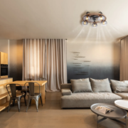 STROPNI VENTILATOR S SVETILKO LAMOTTA 5XE27 STROPNI VENTILATOR S SVETILKO LAMOTTA 5XE27