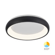 STROPNA LED SVETILKA BELLA fi 480 mm 36W 3000K DO 6500K BELA ALI ČRNA