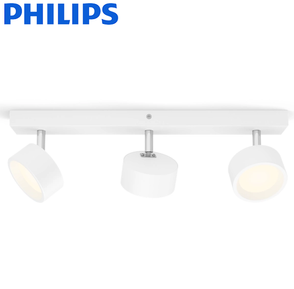 LED SVETILKA BRACIA 3X5,5W 2700K BELA ALI ČRNA