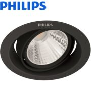 ZATEMNILNA VGRADNA LED SVETILKA POMERON fi 90 mm 3W BELA ALI ČRNA