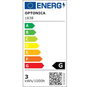 G9 LED SIJALKA 3W TOPLO BELA 3000K