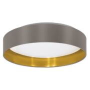 STROPNO STENSKA TEKSTILNA LED SVETILKA MASERLO fi 380 mm 24W 3000K V TREH BARVAH