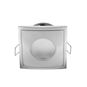 VGRADNA VODOTESNA KVADRATNA SVETILKA 85X85 mm GU5,3/MR16 50W IP44 V TREH BARVAH