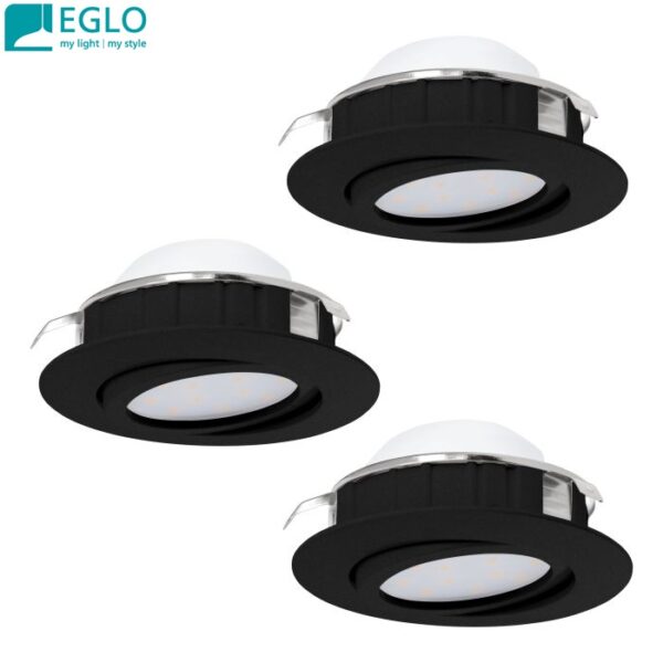 ZATEMNILNA VGRADNA LED SVETILKA PINEDA fi 84 mm SET 3X6W 3000K