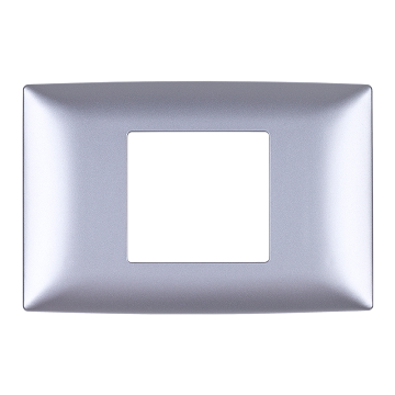 dvojni okvri za mini stikala srebrnosivi