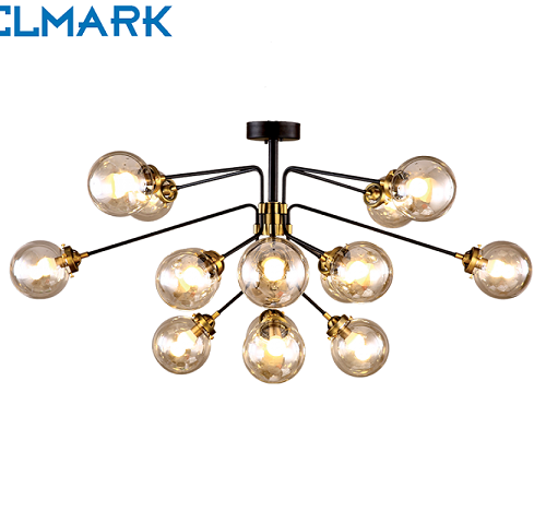 lestenci s steklenimi bučkami