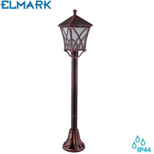 VRTNI STEBRIČEK ALEK 830 mm E27 IP44 STARI BAKER