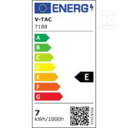 FILAMENTNA LED SIJALKA E27 7W fi 95 mm MAT 6400K