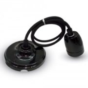 PORCELANASTA VISEČA SVETILKA E27 V OSMIH BARVAH