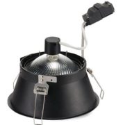 VGRADNA SVETILKA HORN-T fi 185 mm GU10/QPAR111 75W BELA ALI ČRNA
