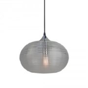 VISEČA SVETILKA fi 330 mm E27 60W TRANSPARENTNA ALI ČRNA