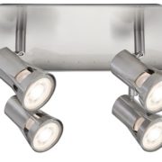 ČETVERNI REFLEKTOR TEJA GU10 NIKELJ ALI BELI