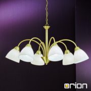 LESTENEC SUSAN fi 600 mm E14 6X40W NIKELJ ALI MESING