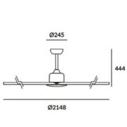 STROPNI VENTILATOR HANDIA fi 2148 mm
