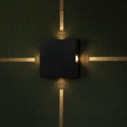 ZUNANJA STENSKA LED SVETILKA 4W 3000K ALI 4000K BELA ALI ČRNA IP65