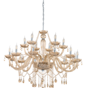 LESTENEC BASILANO fi 1000 mm E14 18X40W TRANSPARENTNI ALI BARVA KONJAKA