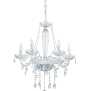 LESTENEC BASILANO fi 720 mm E14 6X40W TRANSPARENTNI ALI BARVA KONJAKA