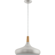 VISEČA SVETILKA SABINAR fi 400 mm E27 60W ČRNA, SREBRNA ALI BELA