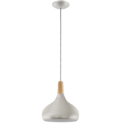 VISEČA SVETILKA SABINAR fi 280 mm E27 60W ČRNA, SREBRNA ALI BELA