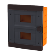 PODOMETNA RAZDELILNA ELEKTRO OMARICA ATTIS 24 DVOVRSTNA ŠTIRIINDVAJSET MEST IP40 BELA ALI ČRNA