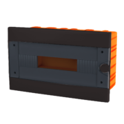 PODOMETNA RAZDELILNA ELEKTRO OMARICA ATTIS 16 ENOVRSTNA ŠESTNAJST MEST IP40 BELA ALI ČRNA