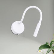 STENSKA LED SVETILKA S STIKALOM FLEXI 3W 3000K BELA ALI ČRNA