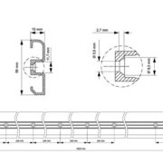 STENSKI ALU PROFIL AM-02-10 3 METRE