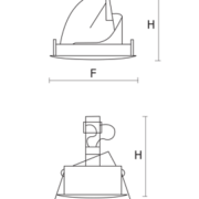 VGRADNA IZVLEČNA LED SVETILKA OW LED fi 103 mm 4W 2900K ALI 5400K KROM VGRADNA IZVLEČNA LED SVETILKA OW LED fi 103 mm 4W 2900K ALI 5400K KROM