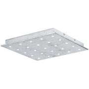 LED SVETILKA VEZENO 470X470 mm 27,5W 3000K ZLATA ALI SREBRNA