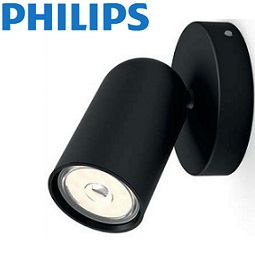enojni-spot-reflektor-gu10-philips-črni