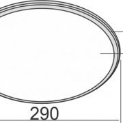 STROPNO STENSKA LED SVETILKA PL46/LED fi 290 mm 14W 4000K