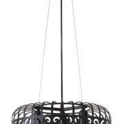 VISEČA SVETILKA ALESSANDRA fi 400 mm E27 3X60W BELA ALI ČRNA