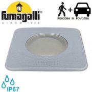TALNA POVOZNA SVETILKA CECI 90X90 mm GU10 6W IP67 SIVA ALI ČRNA