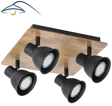 četverna-retro-vintage-spot-led-svetilka