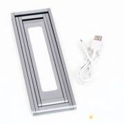 NAMIZNA AKUMULATORSKA USB LED SVETILKA FALTO 3W 3000K V DVEH BARVAH