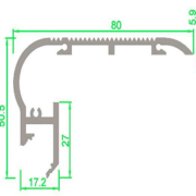 ALU PROFIL ZA STOPNICE ALU025 2 METRA