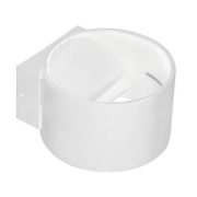 STENSKA LED SVETILKA SISAM 8W 4200K BELA ALI ČRNA