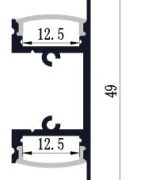 STENSKI ALU PROFIL ALU089 2 METRA