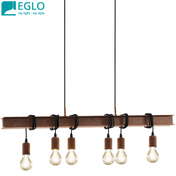 VISEČA SVETILKA TOWNSHEND 1005 mm E27 6X60W