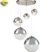 VISEČA SVETILKA VARUS fi 650 mm E27 3X40W+2X25W V TREH BARVAH