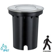 TALNA POHODNA LED SVETILKA LINE FLOOR fi 108 mm GU10 3,5W 3000K IP67