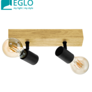 SVETILKA IZ LESA TOWNSHEND 2XE27 BELA ALI ČRNA