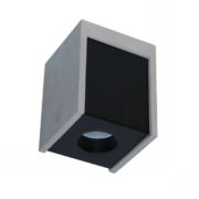 STROPNA SVETILKA IZ BETONA 100X100 mm GU10 V TREH BARVAH